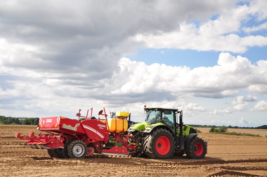 Tractores en el campo
