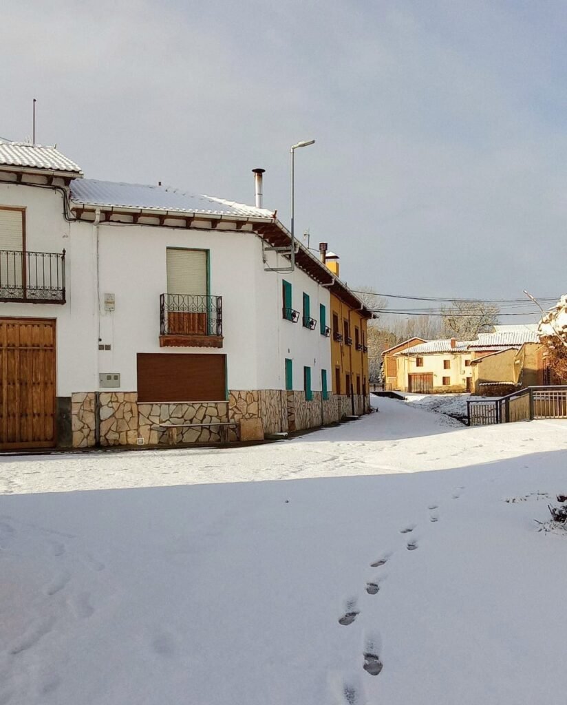 Pueblo nevado