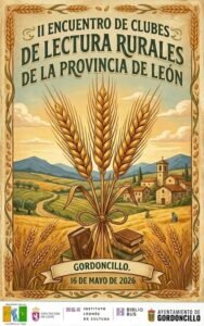 Cartel clubes de lectura rurales