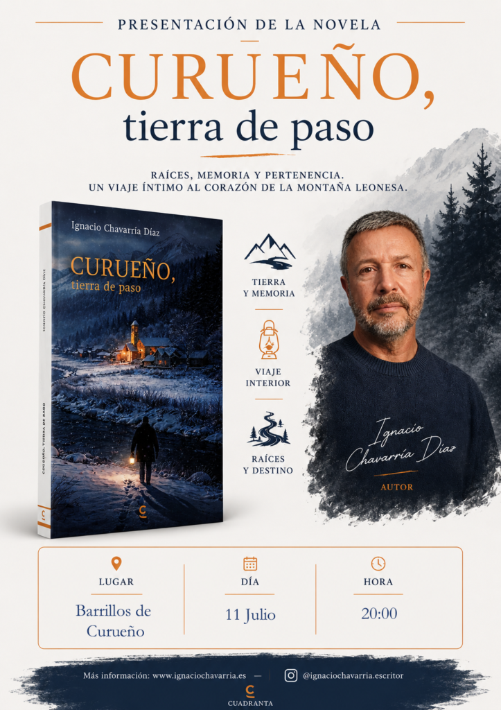 cartel presentación libro, Curueño, tierra de paso