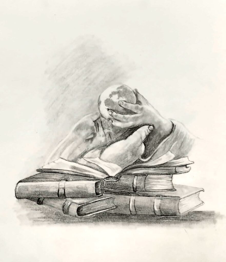 Ilustración de Marga Román Modino, inspirado en Faustina Álvarez y su vida para el libro homenaje que se le dedicó en marzo de 2025